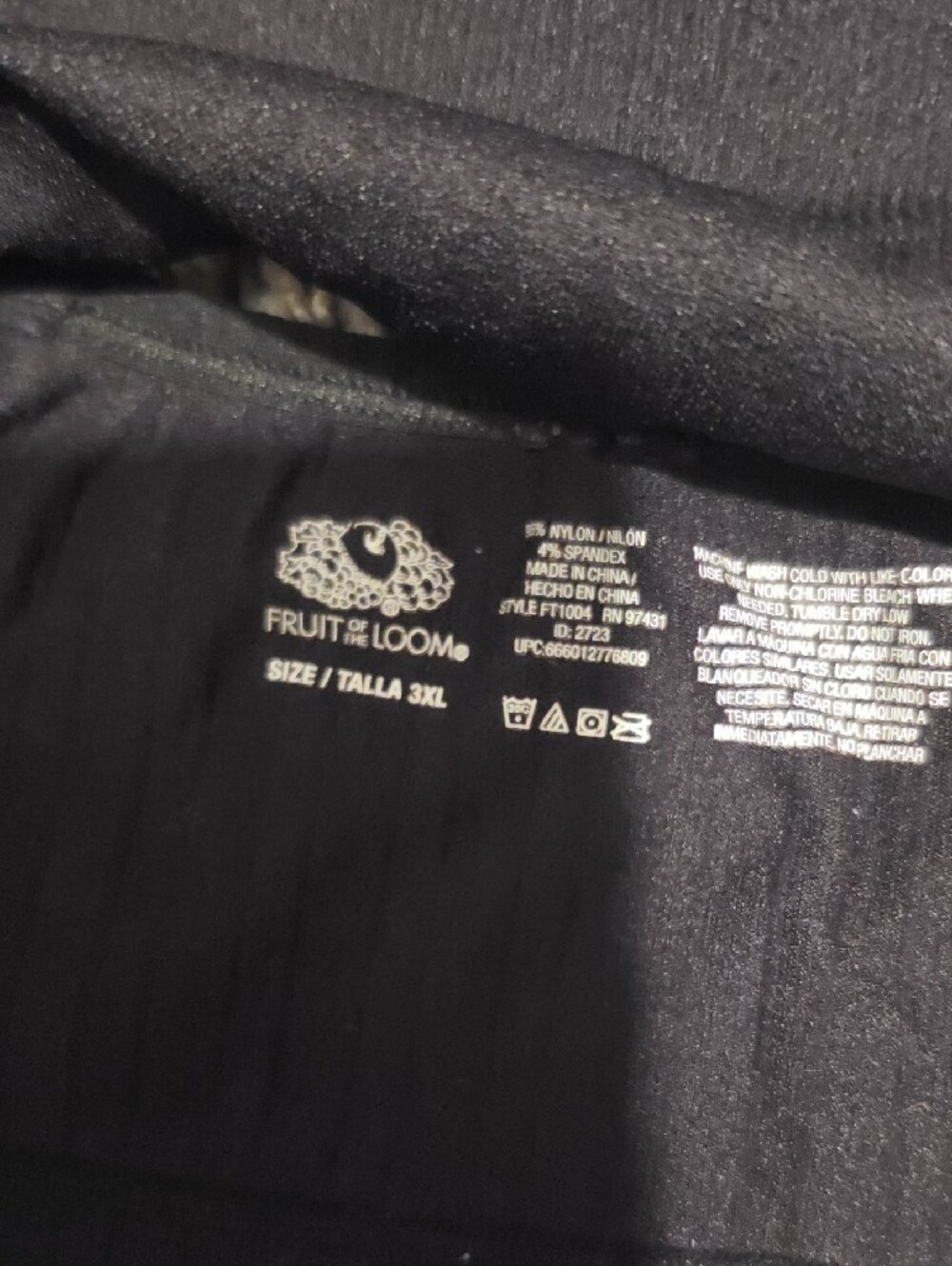 Fruit of the Loom Black Wireless Support Bralette - Picture 3 of 3